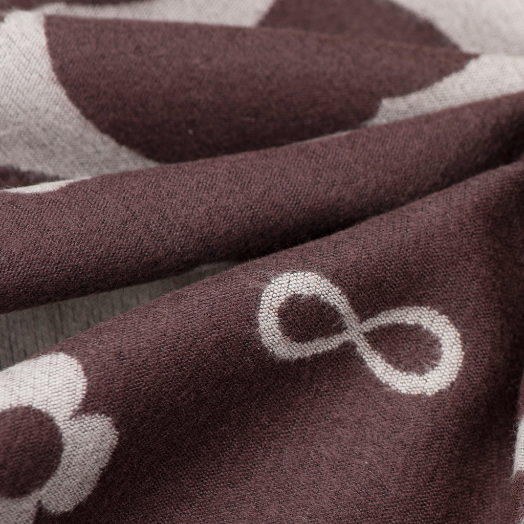 9 Mantra Blanket Brown and Gray (125cmx180cm)