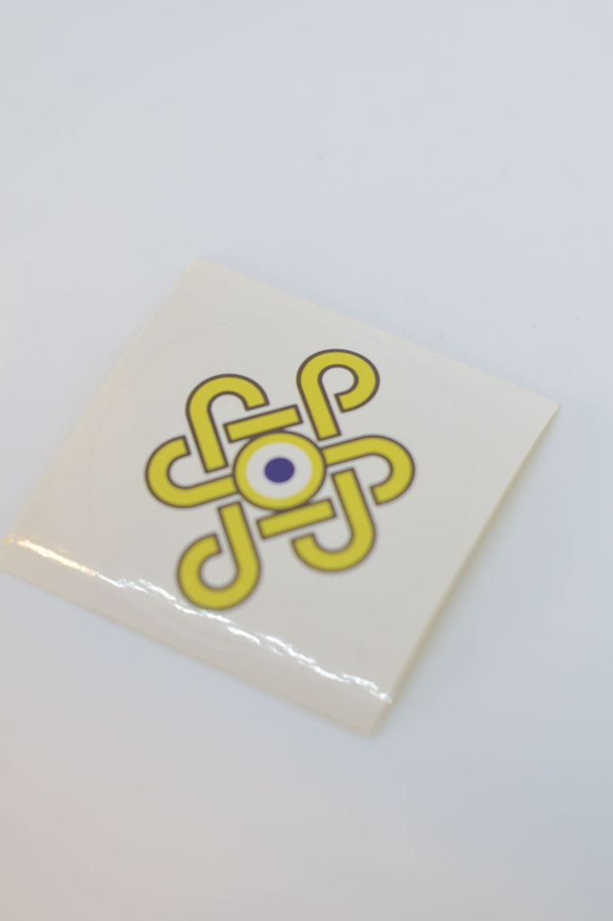 Mystic Knot W/ Evil Eye Sticker