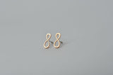 Infinity Stud Earrings