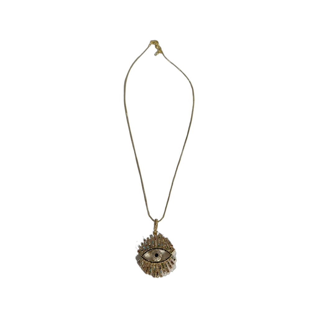 Evil Eye necklace Gold