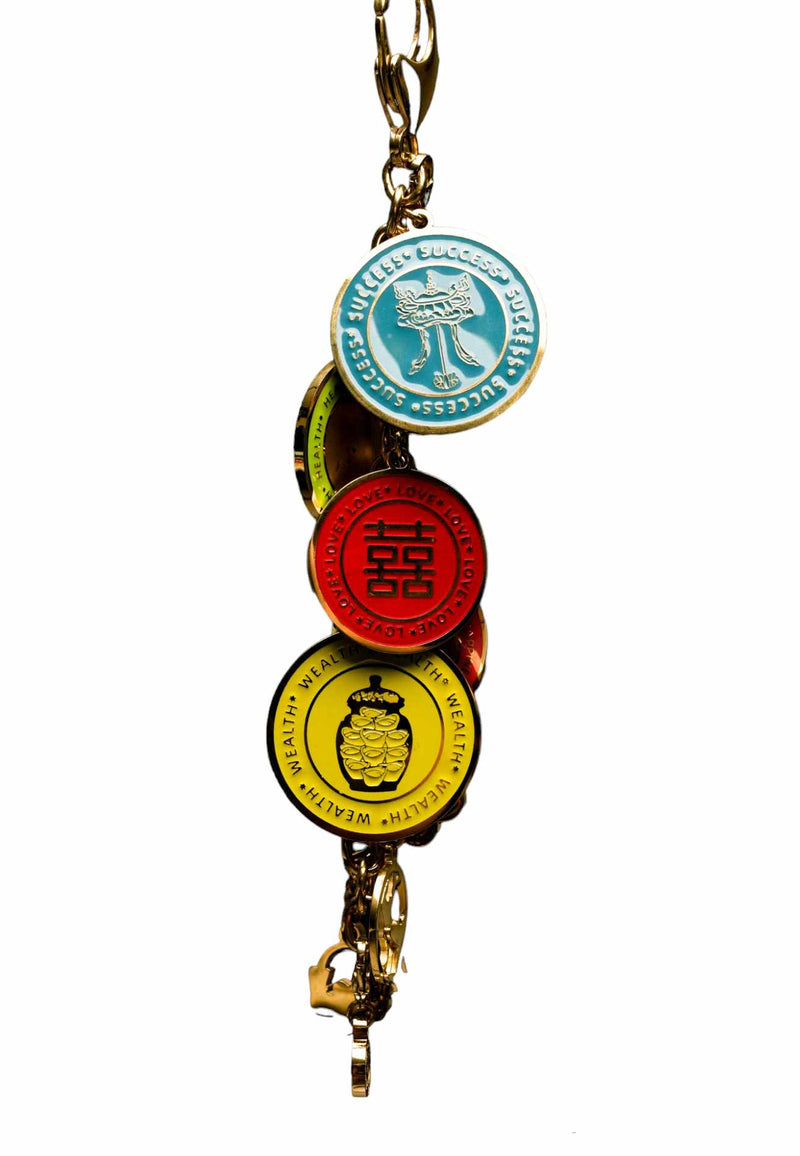 9 Charms Keychain