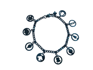 9 Mantra Charms Bracelet