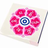 Mantra Floral W/ Evil Eye Sticker