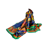 Wealth & Abundance Shawl (Real Silk 90X90CM)