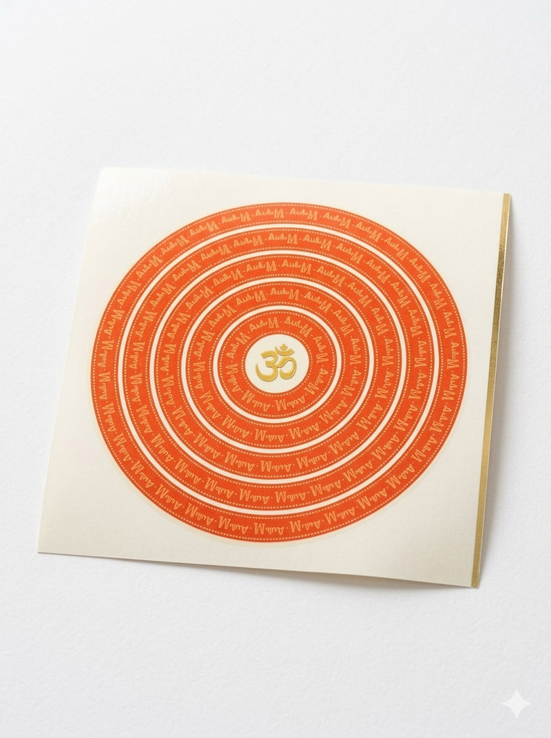 Red Mantra Sticker