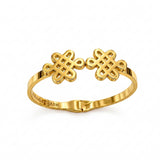 Double Mystic Knot Bangle