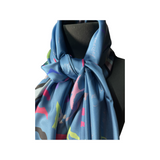 Affirmation Shawl-Blue