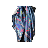 Affirmation Shawl-Blue