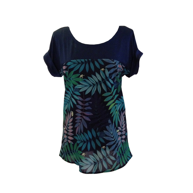 Rhino and Elephant Jungle Top