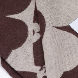 9 Mantra Blanket Brown and Gray (125cmx180cm)