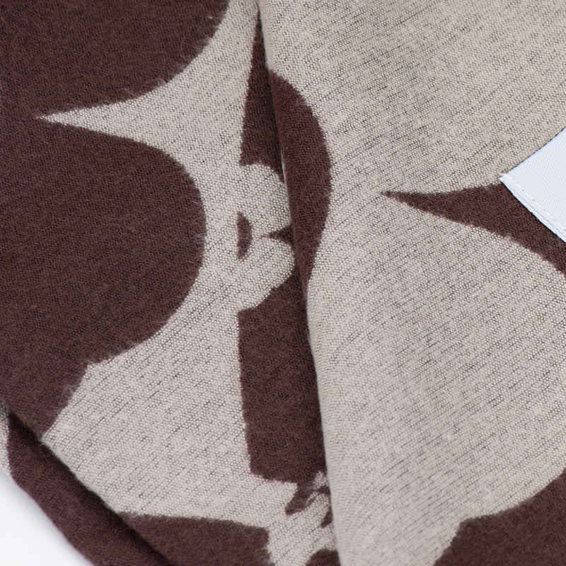 9 Mantra Blanket Brown and Gray (125cmx180cm)