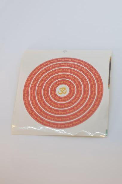 Red Mantra Sticker