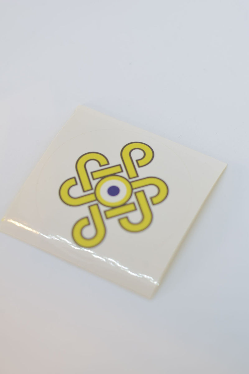 Mystic Knot W/ Evil Eye Sticker
