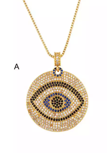 Evil Eye necklace Gold