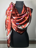 Affirmation Shawl for Endless Opportunities -  Burgundy
