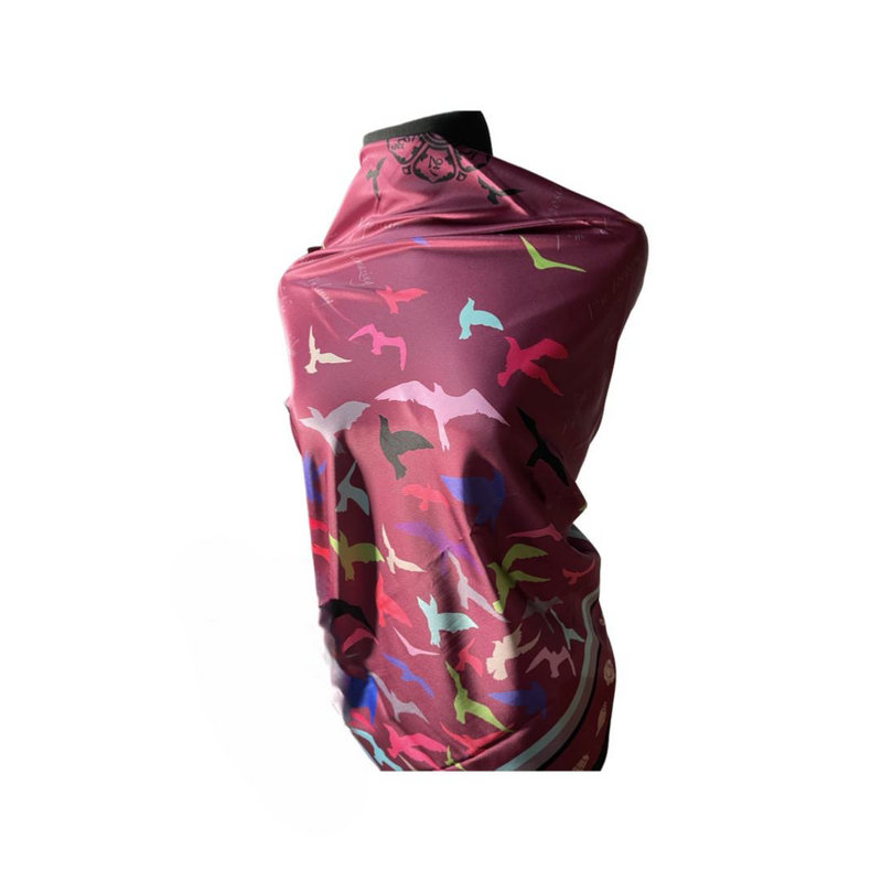 Affirmation Shawl-Rose red