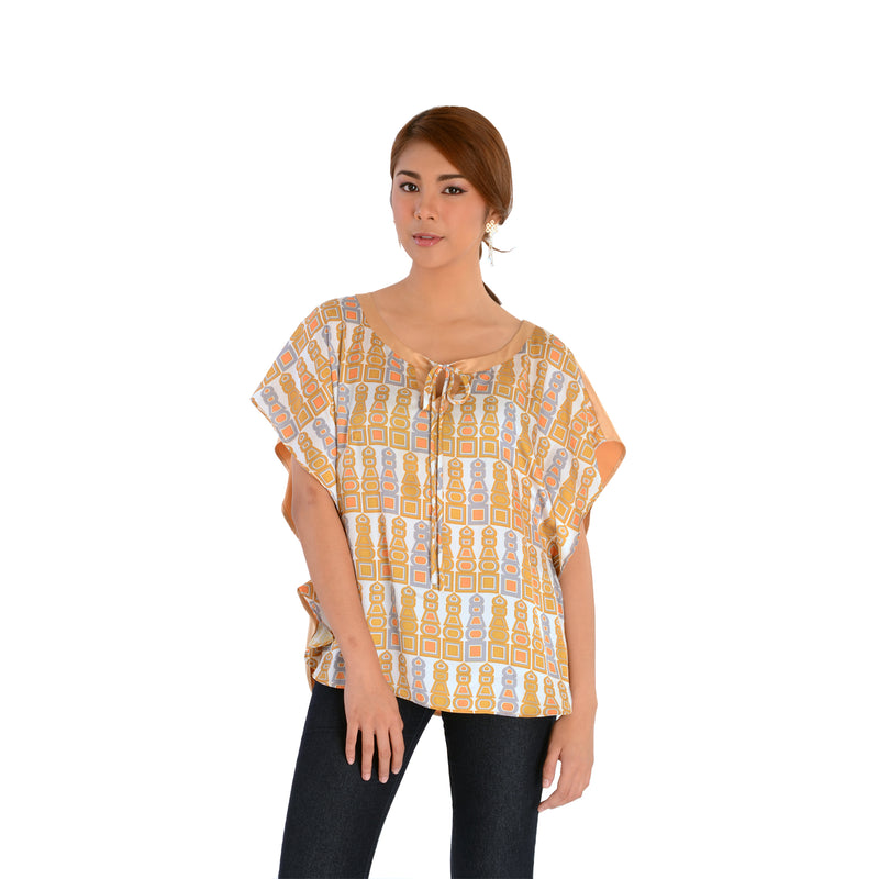 Kaftan with Tie - 5 Element Pagoda