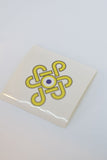 Mystic Knot W/ Evil Eye Sticker