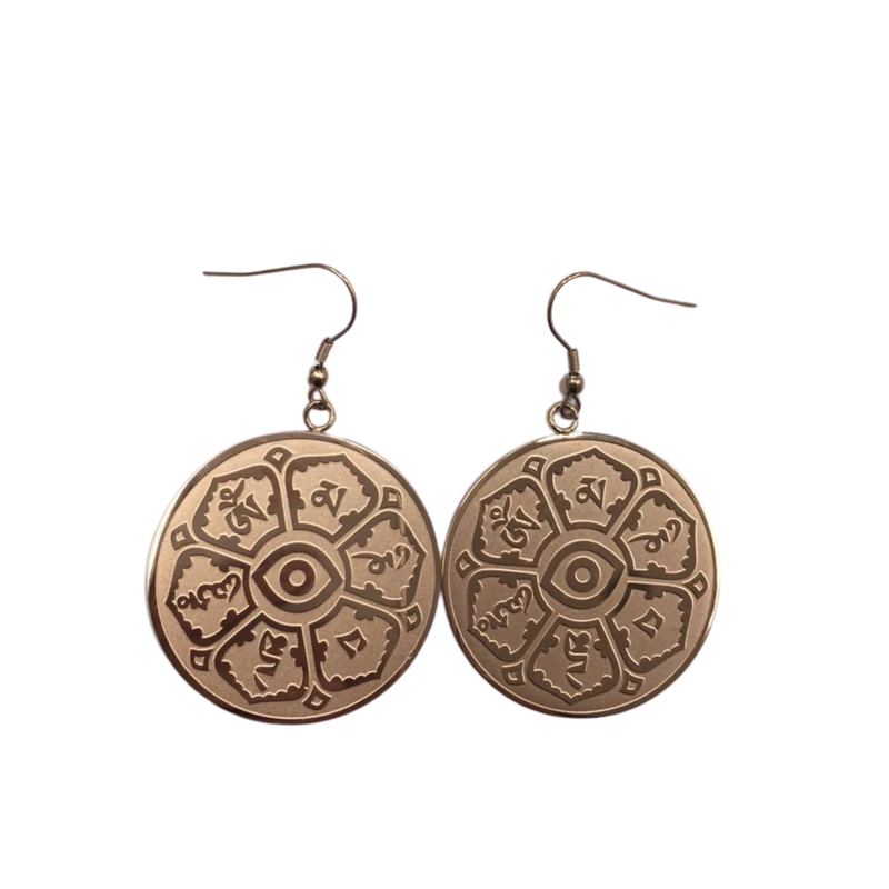 Oh Mane Padme Hum Earrings