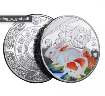 Lucky Rabbit Talisman- Silver